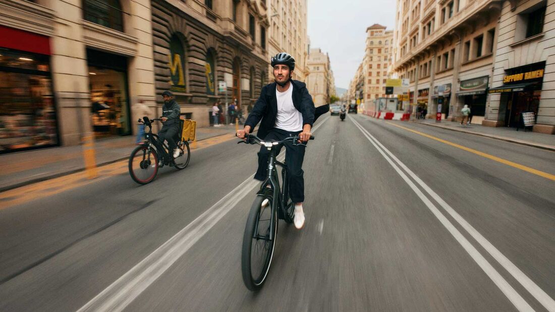 Bergamont E-Bike in der Stadt