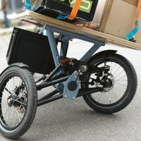 Detail Neigetechnik am Cargobike-Trike vom Hersteller CHIKE