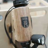 Detail Steuersatz bei RETHINK E-Lastenrad aus Holz
