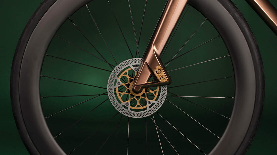 Dreambike J.Laverack Aston Martin.1R Rennrad Gabel mit integriertem Bremssattel