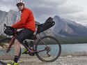 Gravel Cyclist on a Bikepacking Tour
