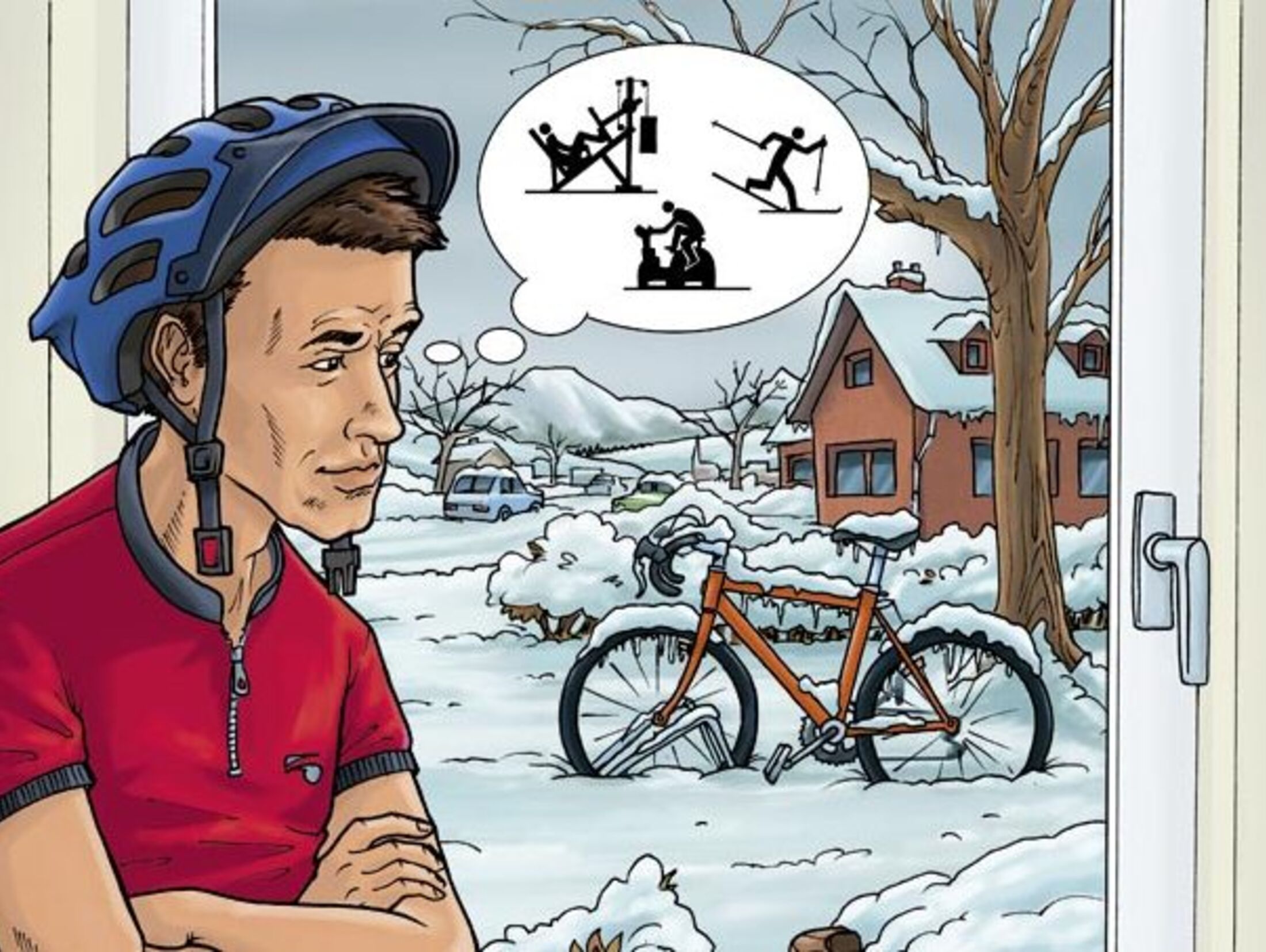 Rollentraining mit dem Rennrad: Tipps für das Wintertraining