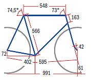 RB 0210 Pinarello Dogma 60.1 Di2 - Geometrie
