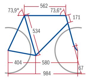 RB 0413 Trek Madone 4.7 - Geometrie