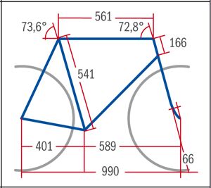 RB 0712 Carbon Rennräder Cube Agree GTC Race - Geometrie