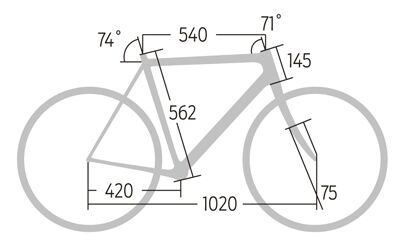 RB-1014-Cyclocross-Rennräder-Rose-Pro-DX-Cross-3000-Geometrie