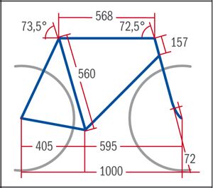 RB Bergamont Dolce LTD Double - Geometrie