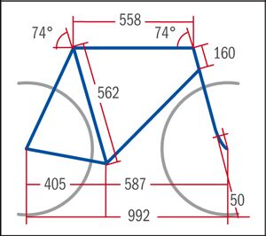 RB Fuji Roubaix 1.0 - Geometrie