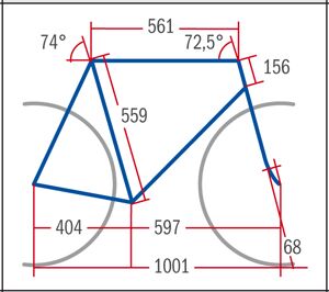 RB Haibike Speed RX - Geometrie
