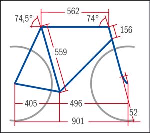 RB Haibike Speed SL - Geometrie