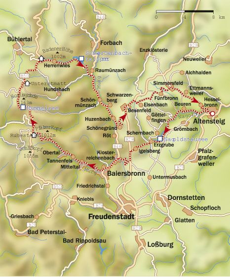 RB Karte Mittelschwarzwald