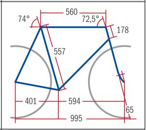 RB Scott CR1 Pro - Geometrie