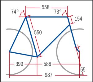 RB Stevens Aspin Ultegra - Geometrie