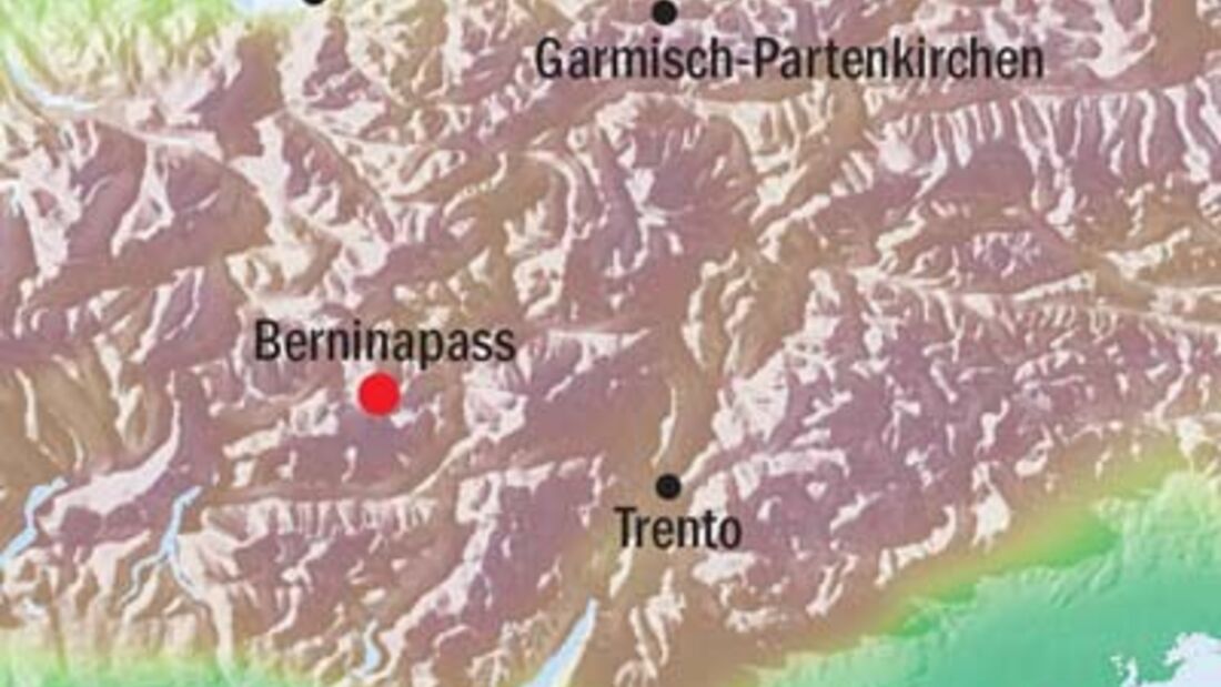 RB Traumpass Berninapass Karte