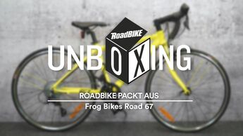 ROADBIKE Unboxing Frog Bikes Road 67 Kinderrennrad Rennrad für Kinder