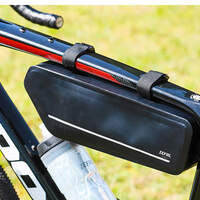 Rahmentasche,Zefal, Tasche am Rad draußen, Seitenansicht schräg links, Modell Adventure C2