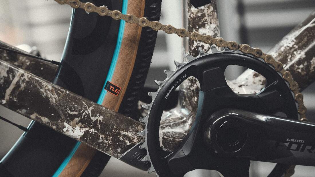 Sebastian Breuers Rose Backroad Gravelbike für Across Andes 2024: Kurbel