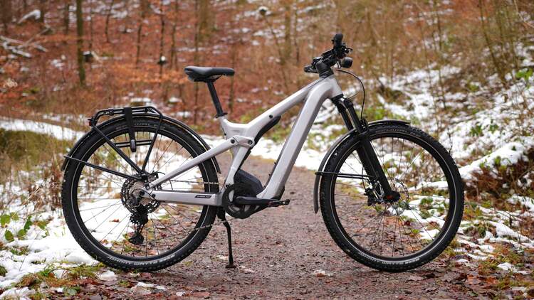 Seitenansicht Scott Scott Axis eRide Evo FS10 SUV E-Bike 