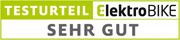 Testsieger-Logo: ElektroBIKE Sehr gut 2016