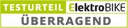 Testsieger-Logo: ElektroBIKE Überragend 2016
