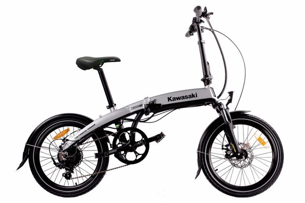 UB Kawasaki Folding-E-Bike Klapp-E-Bike