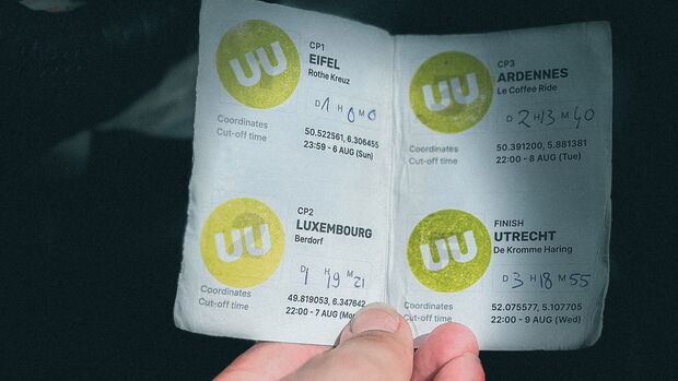 Utrecht Ultra 2023,Finisher,Brevet Card,Stempel