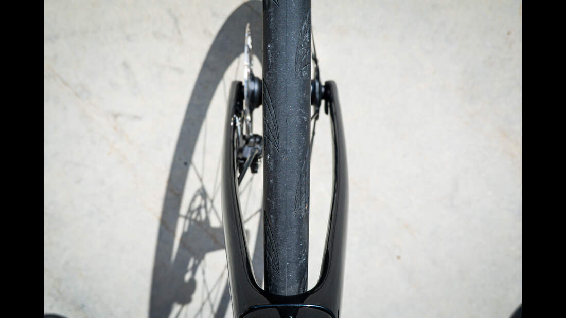 corratec CCT Evo Ultra,Rennrad,Gabel von oben