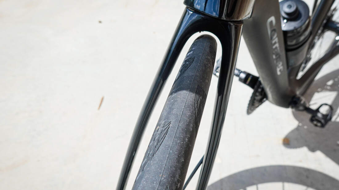 corratec CCT Evo Ultra,Rennrad,schräge Ansicht der Gabel