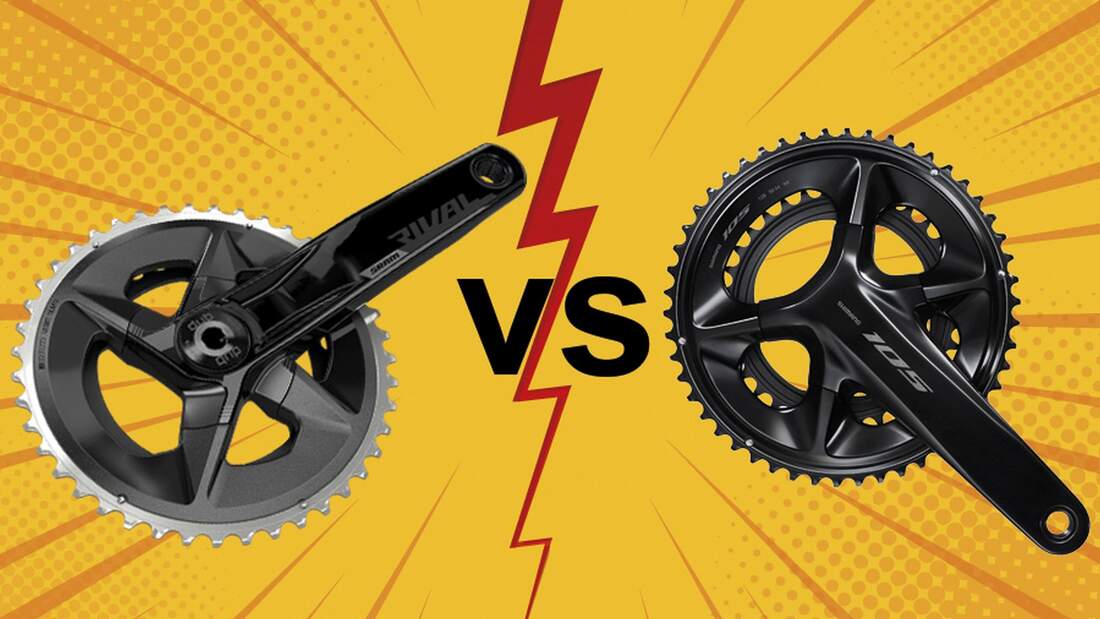 Shimano 105 Di2 vs. Sram Rival eTap AXS bikex.de
