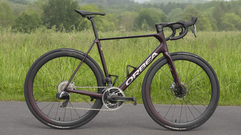 Orbea,Rennrad,Orca M11ELTD PWR,Test,Seitenansicht